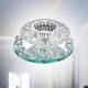 1W Modern/Contemporary Crystal / LED / Mini Style Chrome Metal Flush Mount Bathroom / Study Room/Office / Kids Room / Hallway