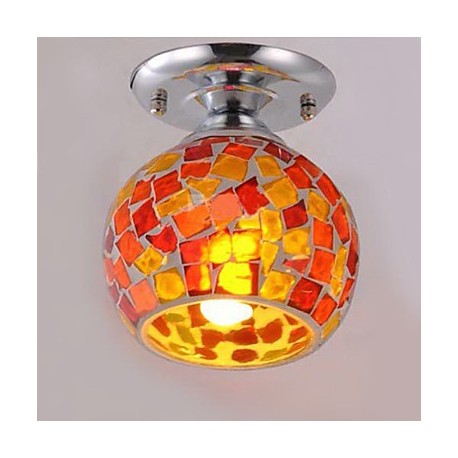 Max 60W Country Electroplated Metal Flush Mount Bedroom / Dining Room / Kitchen