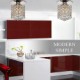 Modern/Contemporary Crystal Electroplated Metal Flush Mount Living Room / Bedroom / Dining Room / Kitchen / Hallway