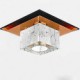 10CM Mini Crystal Ceiling Lamp Spotlight LED 3W Creative Lamp Tube Light Colorful Color Square Dome Light