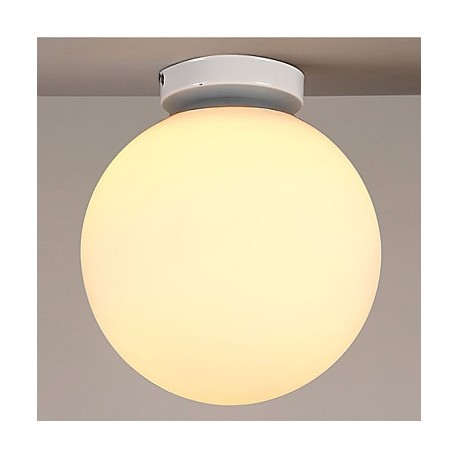 E27 220V 15CM 8-15銕ontracted And Contemporary Personality White Ball Glass Dome Light Led