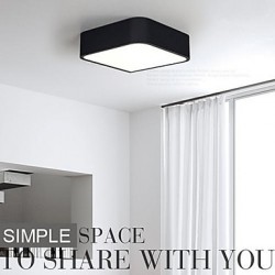 Modern/Contemporary LED / Bulb Included Painting Metal Flush Mount Bedroom / Dining Room / Kitchen / Study Room/Office / Hallway