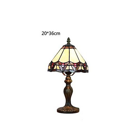 E27 20*36CM 5-8㎡220V Europe Type Restoring Ancient Ways Of Creative Pastoral Glass Button Switch Lamp Light Led