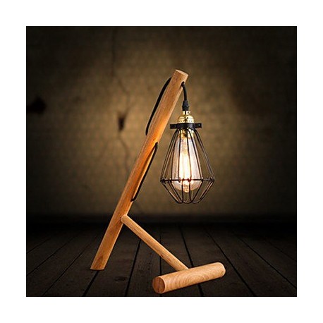 Desk Lamps Arc Rustic/Lodge Wood/Bamboo