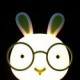 Table Lamps Cartoon Rabbit Green Plastic Acrylic