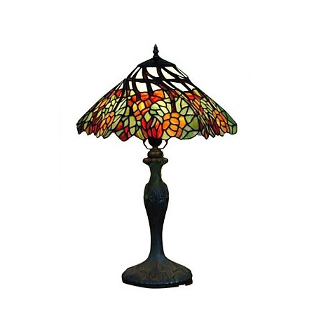  -style Floral Bronze Finish Table Lamp(0923-TF9)