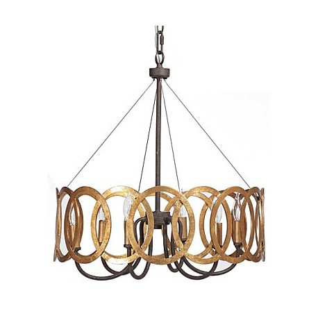 MAX:60W Traditional/Classic Gold Metal Chandeliers Bedroom / Dining Room / Study Room/Office / Hallway