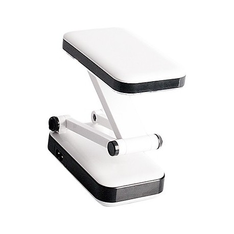 2W 24-LED White Light Rechargeable Fold Eyeshield Reading Table Desk Lamp