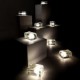 G9*1 12*8*7CM 3-5㎡220V Button Switch Ice Creative Personality Desk Lamp Glass Decorative Fashion Lamp LED Light