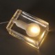 G9*1 12*8*7CM 3-5㎡220V Button Switch Ice Creative Personality Desk Lamp Glass Decorative Fashion Lamp LED Light