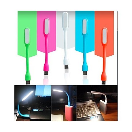 1.2W Portable USB LED Light Flexible USB Powered LED Lamp for USB Hardware(Assorted Color)