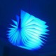 Portable Bedroom Flip folding Night Light USB Charge LED Book Light Decor Lamps (Random Color)