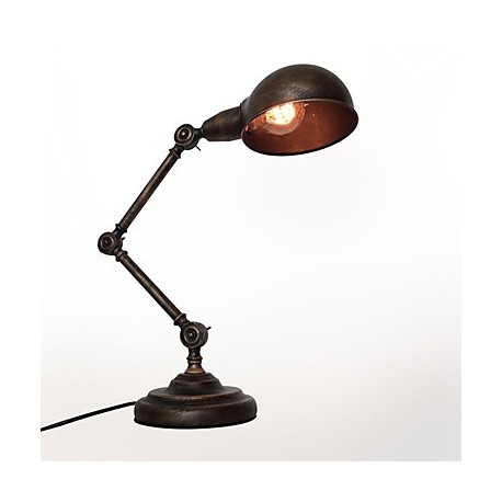 WestMenLights Industrial Gooseneck Desk Table Lamp Black Retro Antique Reading Lights