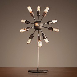 60W E27 Iron Floor Lamp with 12 Lights