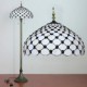 Beads Decoration Floor Lamp, 2 Light, Resin Glass Painting Process