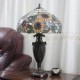 Sunflower Decoration Table Lamp, 2 Light, Resin Glass Painting