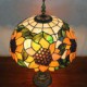 Sunflower Pattern Table Lamp, 2 Light, Resin Glass Painting