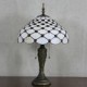 Beads Decoration Table Lamp, 2 Light, Resin Glass Painting