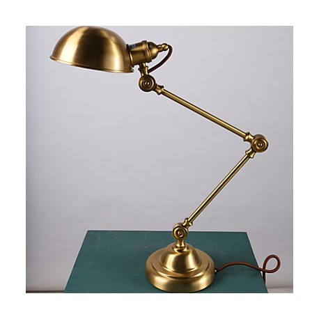 Copper table lamp hotel study desk lamp