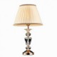 Iron Desk Lamp with Crystal Pillar Cloth Shade Classic Lighting