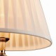 Iron Desk Lamp with Crystal Pillar Cloth Shade Classic Lighting