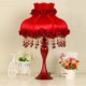 Wedding Room Big Red Desk lamp