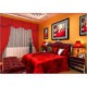 Wedding Room Big Red Desk lamp