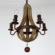 40W Vintage Mini Style Painting Wood/Bamboo ChandeliersLiving Room / Bedroom / Dining Room / Study Room/Office / Kids Room / Ent