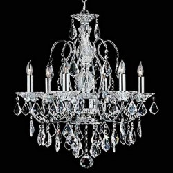 MAX:60W Traditional/Classic Crystal Chrome Metal Chandeliers Bedroom / Dining Room / Study Room/Office / Entry / Hallway