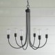 MAX:60W Country Bulb Included Painting Metal Chandeliers Living Room / Bedroom / Dining Room / Study Room/Office / Entry / Hallw