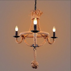 40W Traditional/Classic / Rustic/Lodge / Vintage / Retro / Country Painting Metal ChandeliersLiving Room / Bedroom / Dining Room