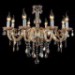 Luxury Crystal Candle Chandelier Amber Crystal