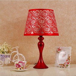 Wedding Room Big Red Desk Lamp