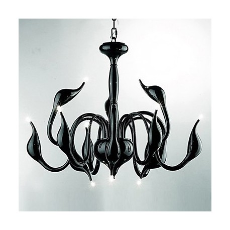 Max 10W Modern/Contemporary Candle Style Electroplated Metal Chandeliers Living Room / Bedroom / Dining Room