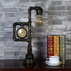 American Country Vintage Iron Lamp Tube LampBedroom Study Personality Living Room Watch Industry Wind Lamp