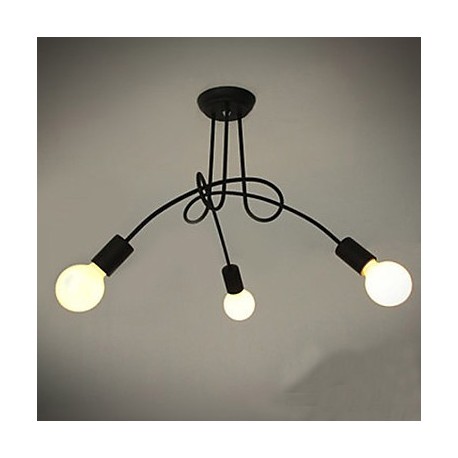 Max 60W Modern/Contemporary Painting Metal Chandeliers Living Room / Bedroom / Dining Room