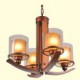 5 Traditional/Classic / Retro Mini Style Painting Metal Chandeliers Living Room / Bedroom / Dining Room