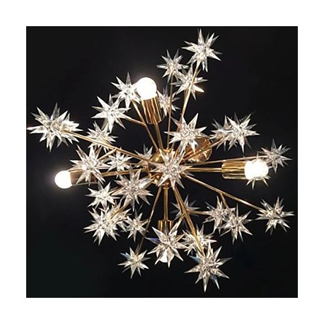 Creative Spark, Wrought Iron Ball Stars Droplight Atmosphere