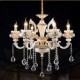 Simple European luxury Type Gold Jade Zinc Alloy Dining Room lamp