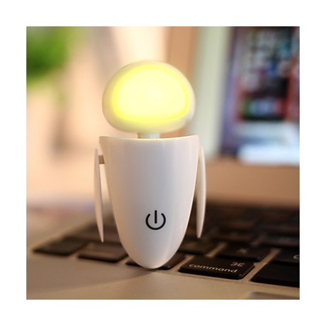 3*3*6CM Christmas Present Creative Robot Eva Model Usb Small Night Light Lamp Personality Lamp Light Led