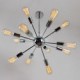Max 40W Electroplated Metal Chandeliers Living Room / Bedroom / Dining Room