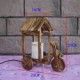 Valentine'S Day Creative Vintage Wooden Desk Lamp Gift Led Light